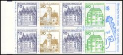 1980  Markenheftchen - Burgen & Schlösser