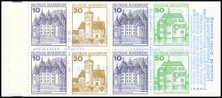1981  Markenheftchen - Burgen & Schlösser