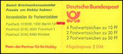 1982  Markenheftchen - Burgen & Schlösser mZ