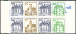 1990  Markenheftchen - Burgen & Schlösser - Letterset