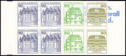 1988  Markenheftchen - Burgen & Schlösser