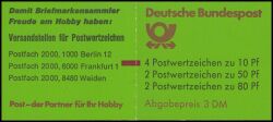 1989  Markenheftchen - Sehenswürdigkeiten mZ