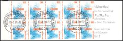 1999  Markenheftchen - Sehenswürdigkeiten