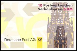 1996  Markenheftchen - Sehenswürdigkeiten