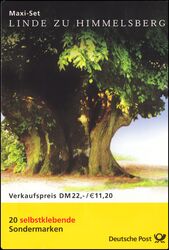 2001  Markenheftchen - Naturdenkmler in Deutschland