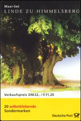 2001  Markenheftchen - Naturdenkmäler in Deutschland
