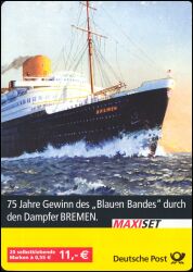 2004  Markenheftchen - Passagierschiff Bremen 