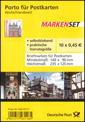 2009  Markenheftchen - 500 Jahre Rathaus Frankenberg