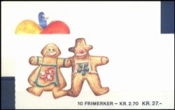 1987  Weihnachten - Markenheftchenpaar