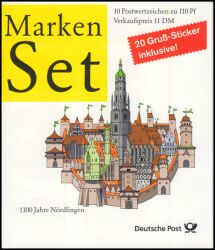 1998  Markenheftchen - 1100 Jahre Nördlingen