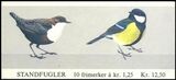 1980  Freimarken Vögel - Markenheftchen