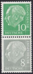 1956  Freimarken: Theodor Heuss