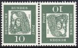 1961  Freimarken: Bedeutende Deutsche