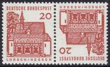 1966  Freimarken: Deutsche Bauwerke