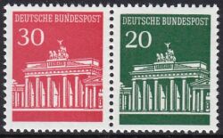 1967  Freimarken: Brandenburger Tor