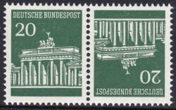 1968  Freimarken: Brandenburger Tor