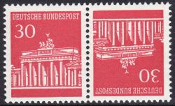 1968  Freimarken: Brandenburger Tor