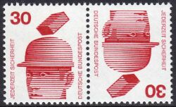 1972  Freimarken: Unfallverhütung