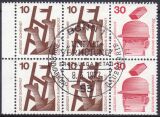 1972  Freimarken: Unfallverhütung - Heftchenblatt