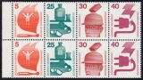 1973  Freimarken: Unfallverhütung - Heftchenblatt