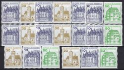 1980  Freimarken: Burgen & Schlösser