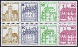 1980  Freimarken: Burgen & Schlösser - Heftchenblatt
