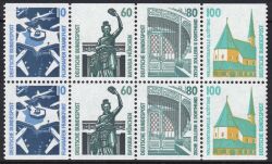 1989  Freimarken: Sehenswürdigkeiten - Heftchenblatt