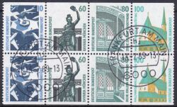 1989  Freimarken: Sehenswrdigkeiten - Heftchenblatt