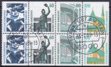 1989  Freimarken: Sehenswürdigkeiten - Heftchenblatt