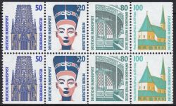 1994  Freimarken: Sehenswürdigkeiten - Heftchenblatt