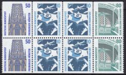 1993  Freimarken: Sehenswürdigkeiten - Heftchenblatt