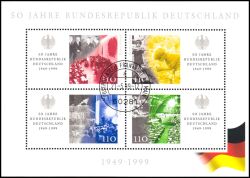 1999  50 Jahre Bundesrepublik Deutschland - Block