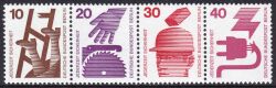 1972  Freimarken: Unfallverhütung - Zusammendruck