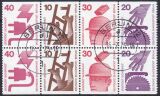 1974  Freimarken: Unfallverhütung - Heftchenblatt