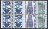 1989  Freimarken: Sehenswürdigkeiten - Heftchenblatt