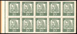 1962  Freimarken: Albrecht Dürer - Heftchenblatt