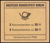 1970  Markenheftchen: Brandenburger Tor