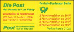 1974  Markenheftchen: Unfallverhütung