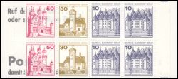 1977  Markenheftchen: Burgen & Schlösser