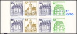 1981  Markenheftchen: Burgen & Schlösser