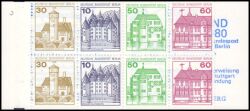 1980  Markenheftchen: Burgen & Schlösser