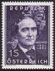 1962  Todestag von Johann Nepomuk Nestroy