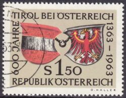 1963  600 Jahre Zugehörigkeit Tirols zu Österreich