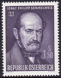 1965  100. Todestag von Ignaz Philipp Semmelweis