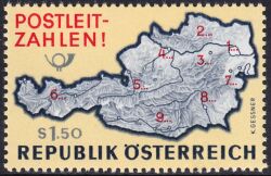 1966  Einführung der Postleitzahlen