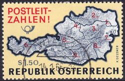 1966  Einfhrung der Postleitzahlen