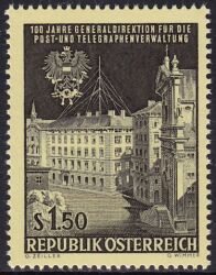1966  100 Jahre Generaldirektion für die Post- und Telegraphenverwaltung