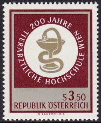 1968  200 Jahre Tierärztliche Hochschule in Wien