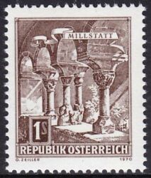 1970  Freimarke: Bauwerke