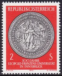 1970  300 Jahre Leopold-Franzens-Universitt in Innsbruck
